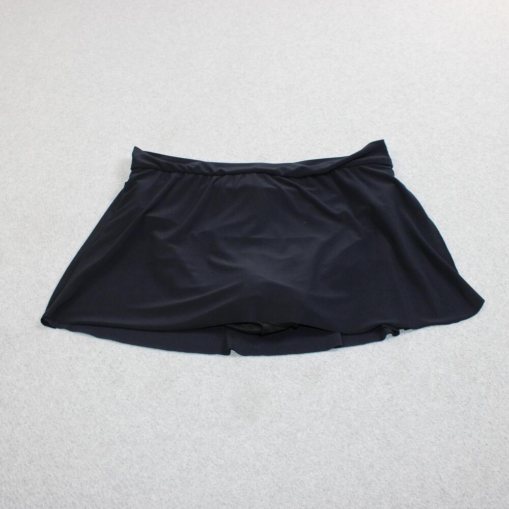 Magicsuit Swim Skirt Bottom Women Large Black Lined Nylon Stretch Beach Pool USA